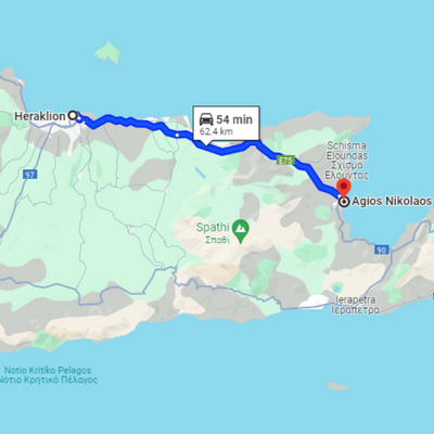 Car Hire in Crete: One Car, Many Destinations 6 heraklion to agios nikolaos Car Hire in Crete: One Car, Many Destinations
