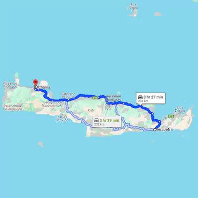 chania to ierapetra Car Hire in Crete: One Car, Many Destinations